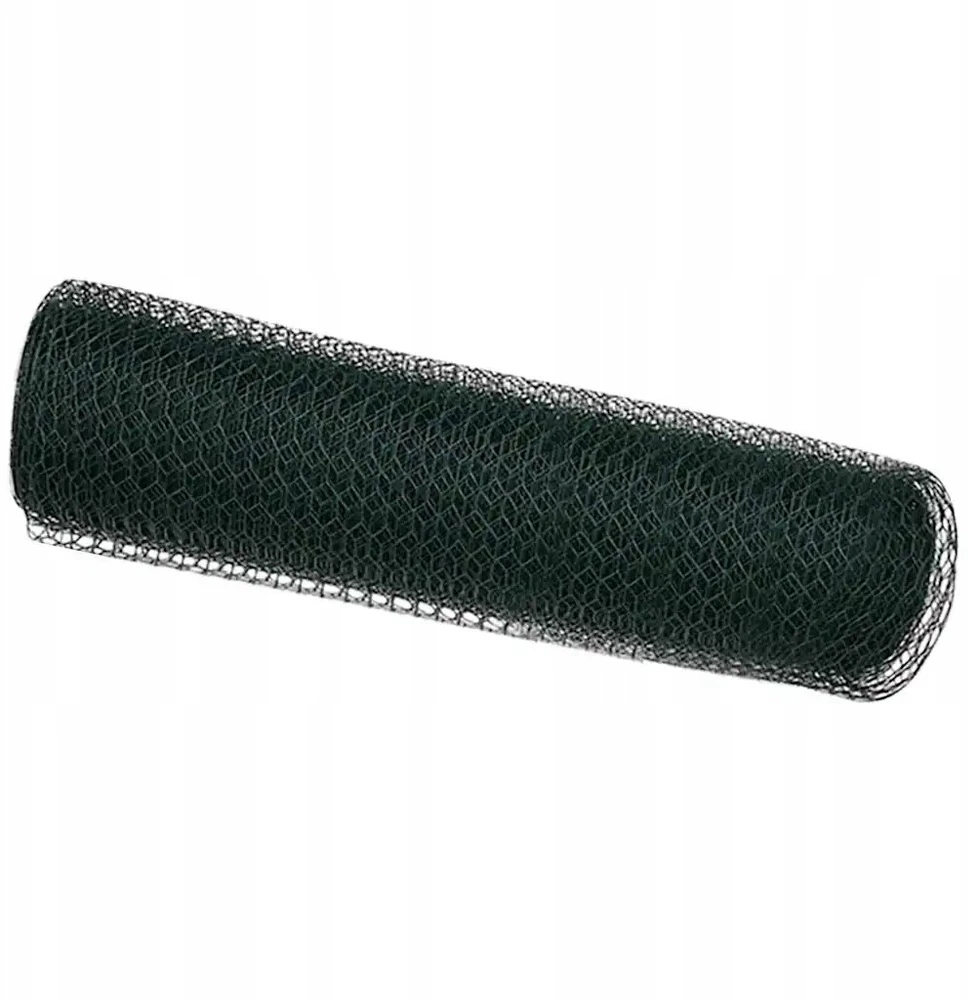 Heksagoninė tvora 0,8 x 50 m PVC Žalia