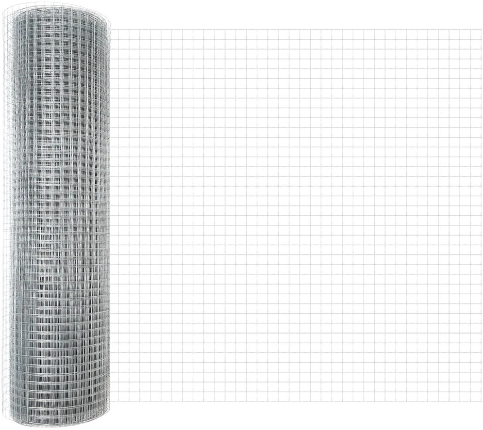 Suvirinto vielos tvoros 2500 x 60 cm Sidabro