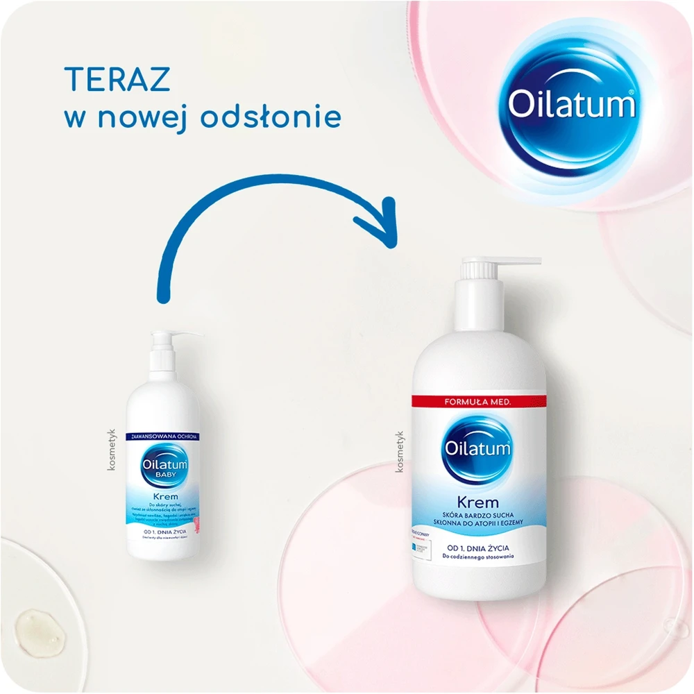 Oilatum Formula Med kūno kremas sausai ir į atopiją linkusiai odai 300 ml