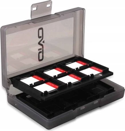 Oivo nešiojimo dėklas 24 žaidimams, skirtas Nintendo Switch