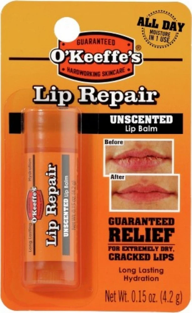 Okeeffes Okeeffes Lip Repair Unscented Lūpų balzamas