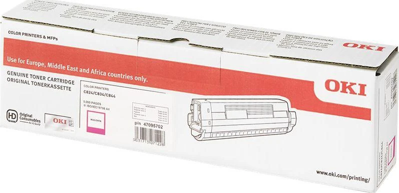 OKI 47095702 tonerio kasetė Originalus Rausvai raudona 1 vnt