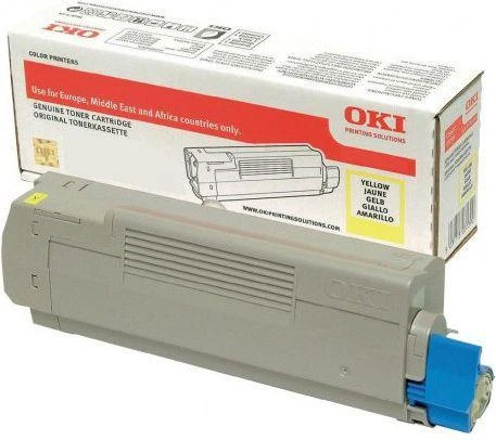 OKI 46490605. Toneris OKI geltona 6000 psl C532/MC573