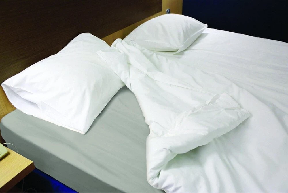 Okko FITTED SHEET POLYCOTTON 160X200+25 Pilkas