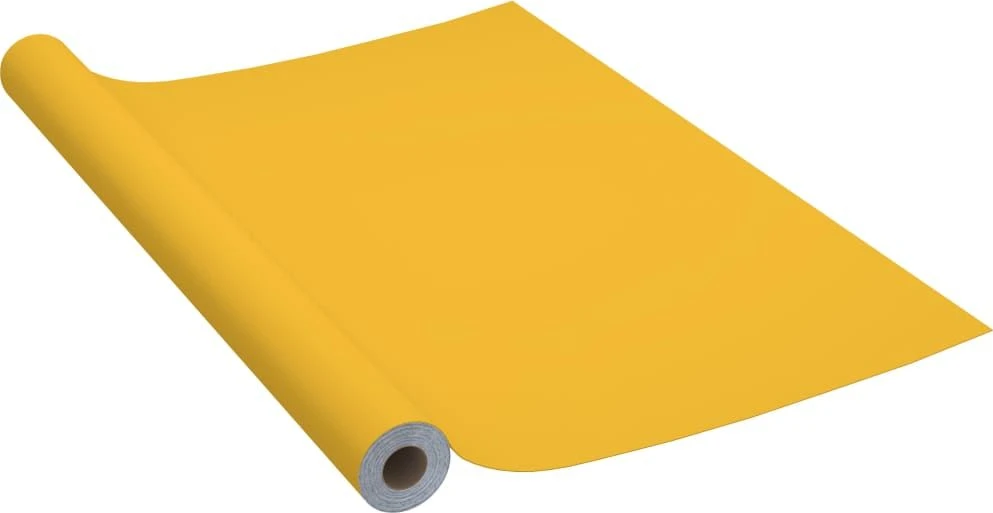 Lipni plėvelė baldams, auksinės spalvos, 500x90cm, PVC, blizgi
