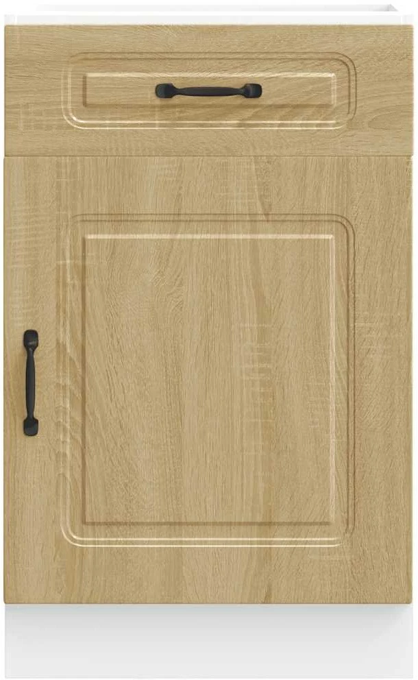 Okmed Kitchen Base Cabinet "Kalmar" Sonoma Oak Engineered Wood