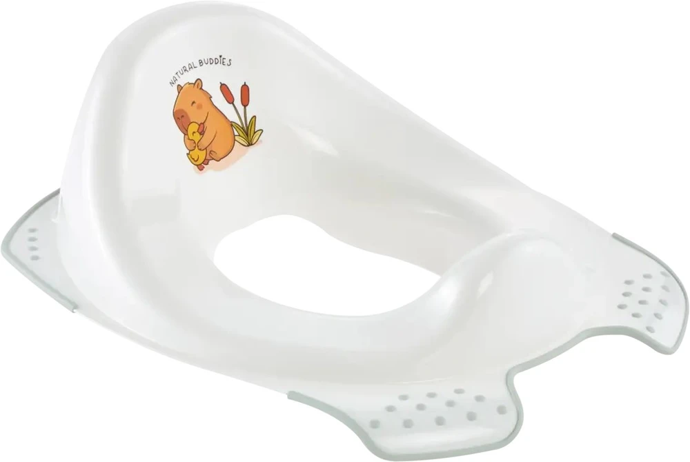 Okt Kids Keeeper Toilet training seat with anti-slip function Ewa "Cute Capybara" 30x40x15cm baltas