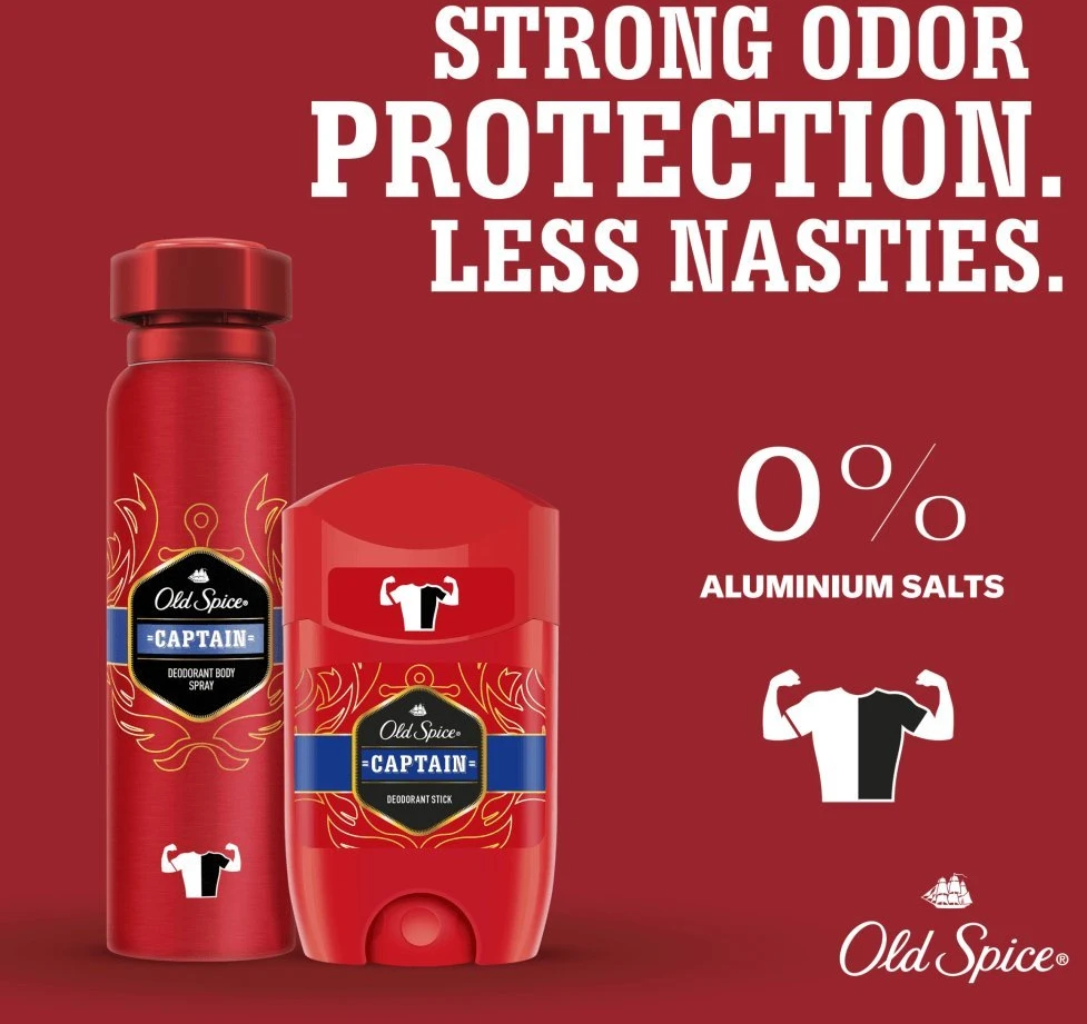 Purškiamas Dezodorantas OLD SPICE Captain, 150 ml