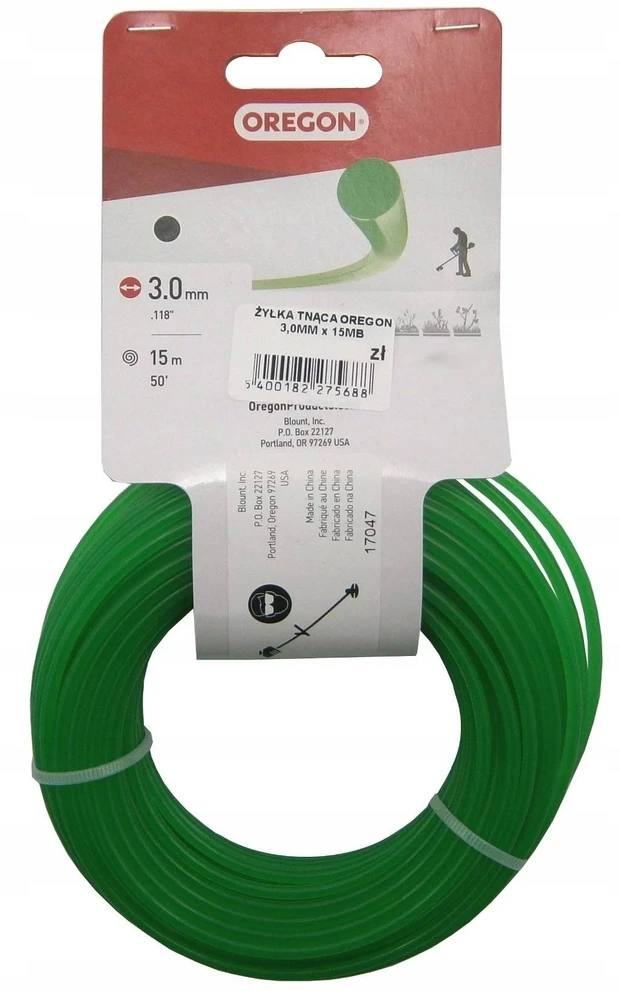 Oleo-Mac OREGON VALAS ŽOLIAPJOVEI APVALUS 3,0mm x 15m