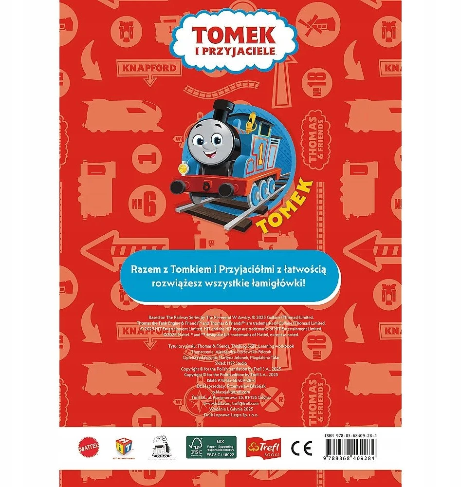 Trefl Olesiejuk Tomas ir draugai: mąstymo pratimai