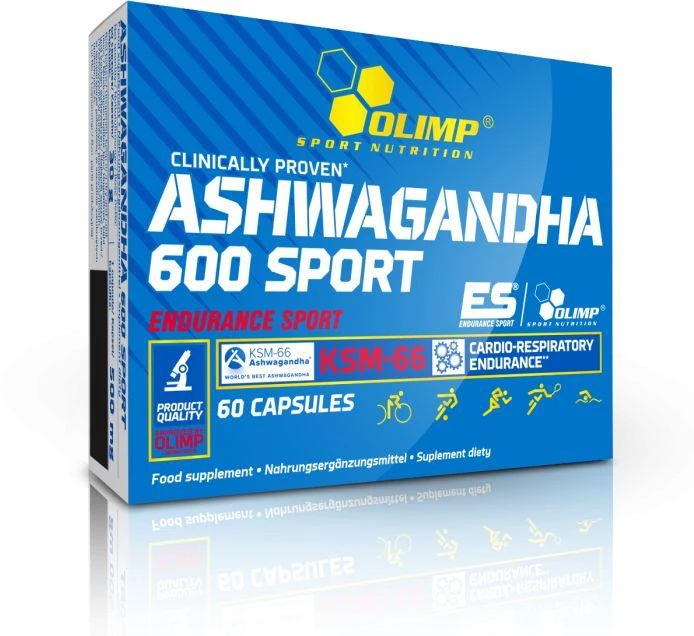 Olimp Ashwagandha 600 Sport, 60 kapsulių