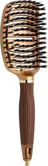 Plaukų šepetys Olivia Garden Expert Care Flex Gold&Brown