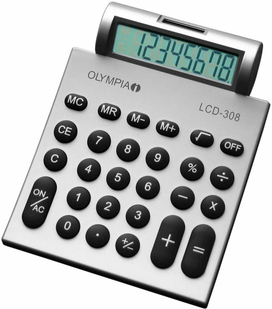 Kalkulator Olympia Olympia LCD 308 kalkulator Desktop Podstawowy kalkulator