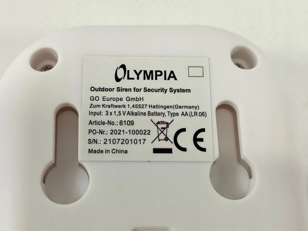 Olympia Olympia lauko sirena (naujas dizainas) Protect/ProHome
