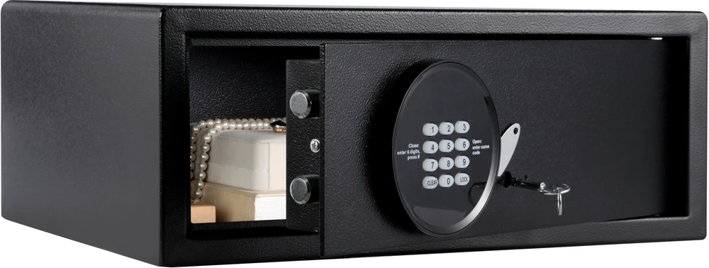 Olympia GOsafe H195 laisvai pastatomas seifas 26 l Polipropilenas (PP) Juoda