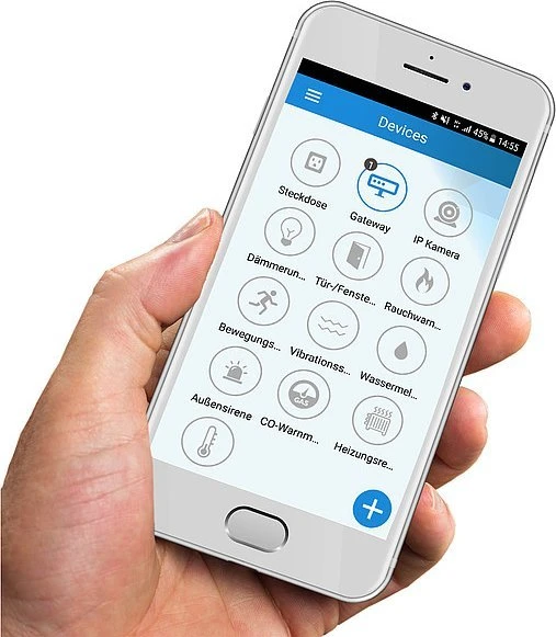 Olympia Prohome 8700 WLAN/GSM signalizacijos sistema balta