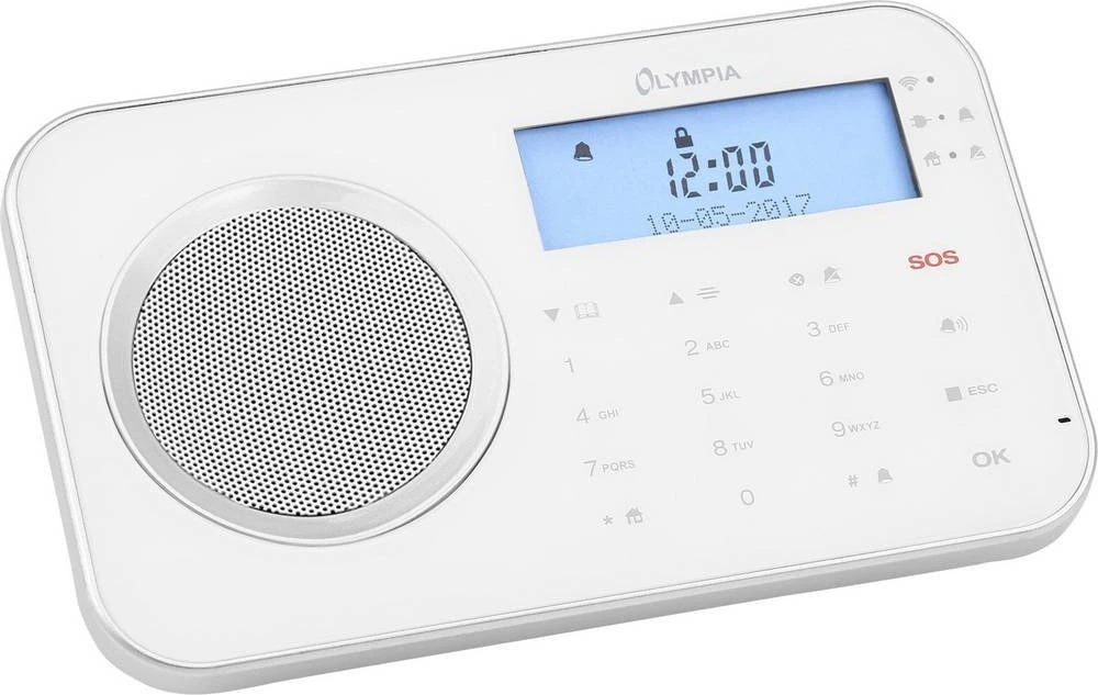 Olympia Prohome 8700 WLAN/GSM signalizacijos sistema balta