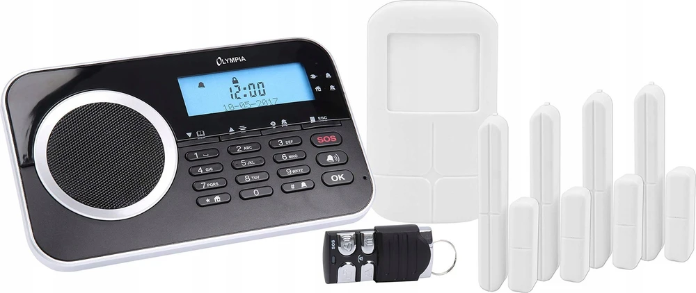 Olympia Protect 9761 – belaidis ryšys – telefono linija – 800 900 1800 1900 MHz – 90 dB – 868 MHz – 35 m