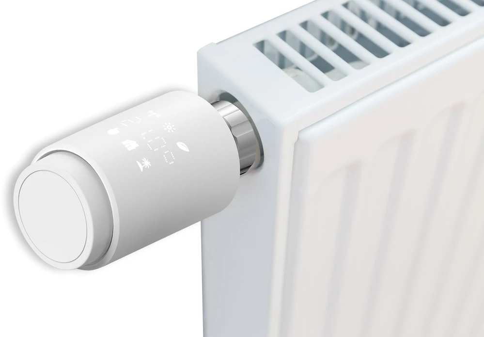 Olympia Termostat grzejnikowy HAT 02Y Smart WiFi balta