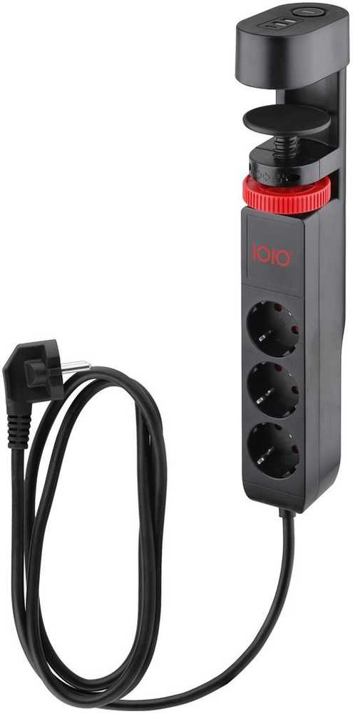 Olympia Olympia Tischkanten-Steckdosenleiste IOIO SL 3000, juodas