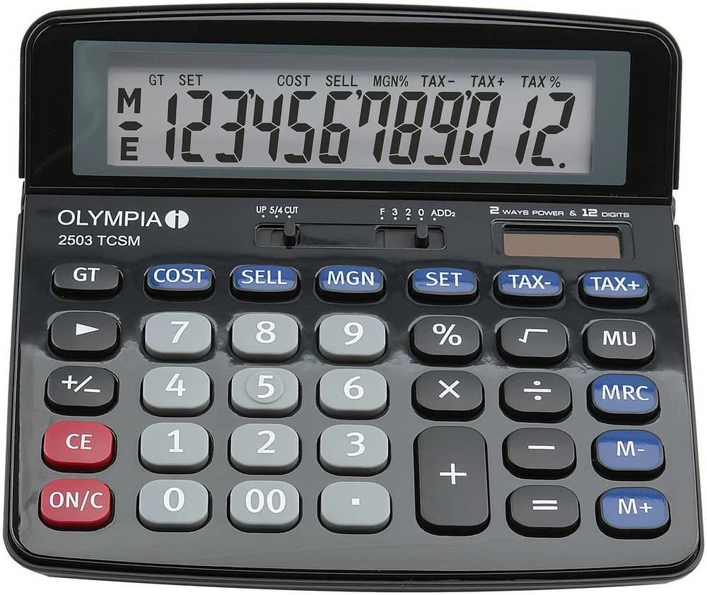 Skaičiuoklė Olympia Olympia stalo skaičiuoklė 2502