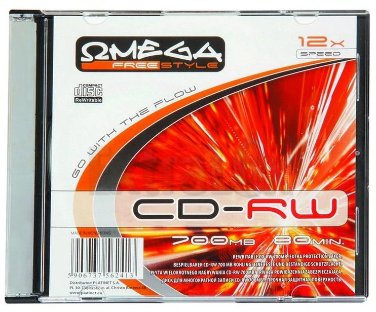 Omega Freestyle CD-RW 700MB 12x slim