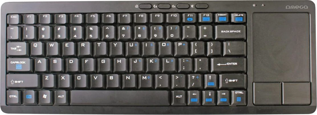 Klaviatūra Omega OKB004B Juodas