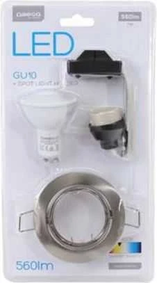 Omega LED lempos GU10 7W 2800K komplektas
