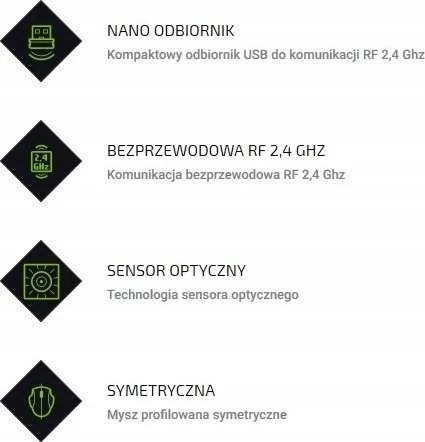 Pelė OMEGA OM229M belaidė, žalia