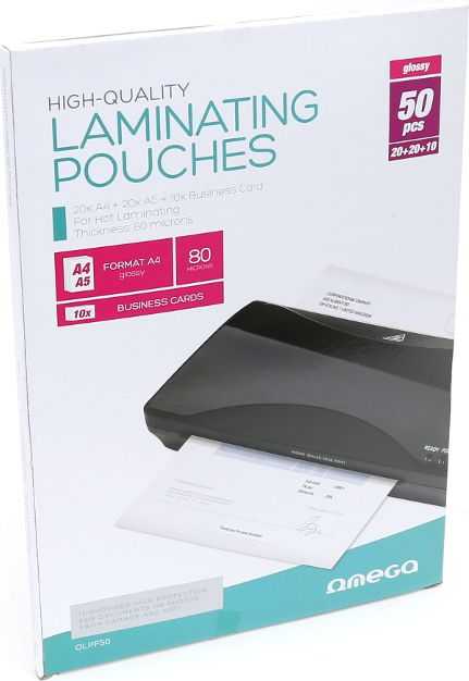 Omega OMEGA LAMINATORINĖ PLĖVELĖ 30 vnt (43503)