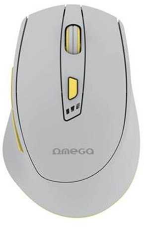 Pelė OMEGA OMC529RWGL belaidė (RECHARGEABLE USB-C) pilkos spalvos