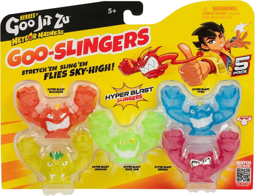 „Goo Jit Zu“ – „Meteor Madness Slingers“ švytintys 5 vnt. (43086)