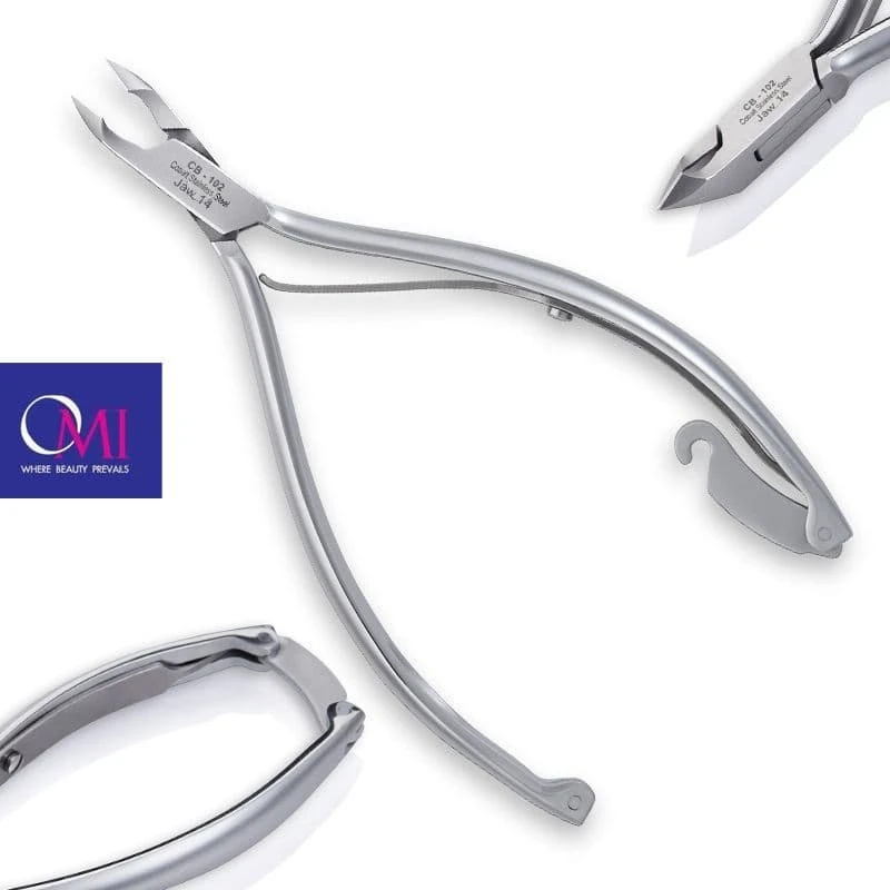 Activeshop Odelių žnyplutės OMI PRO-LINE CB-102 CUTICLE NIPPER JAW12/4MM BOX JOINT