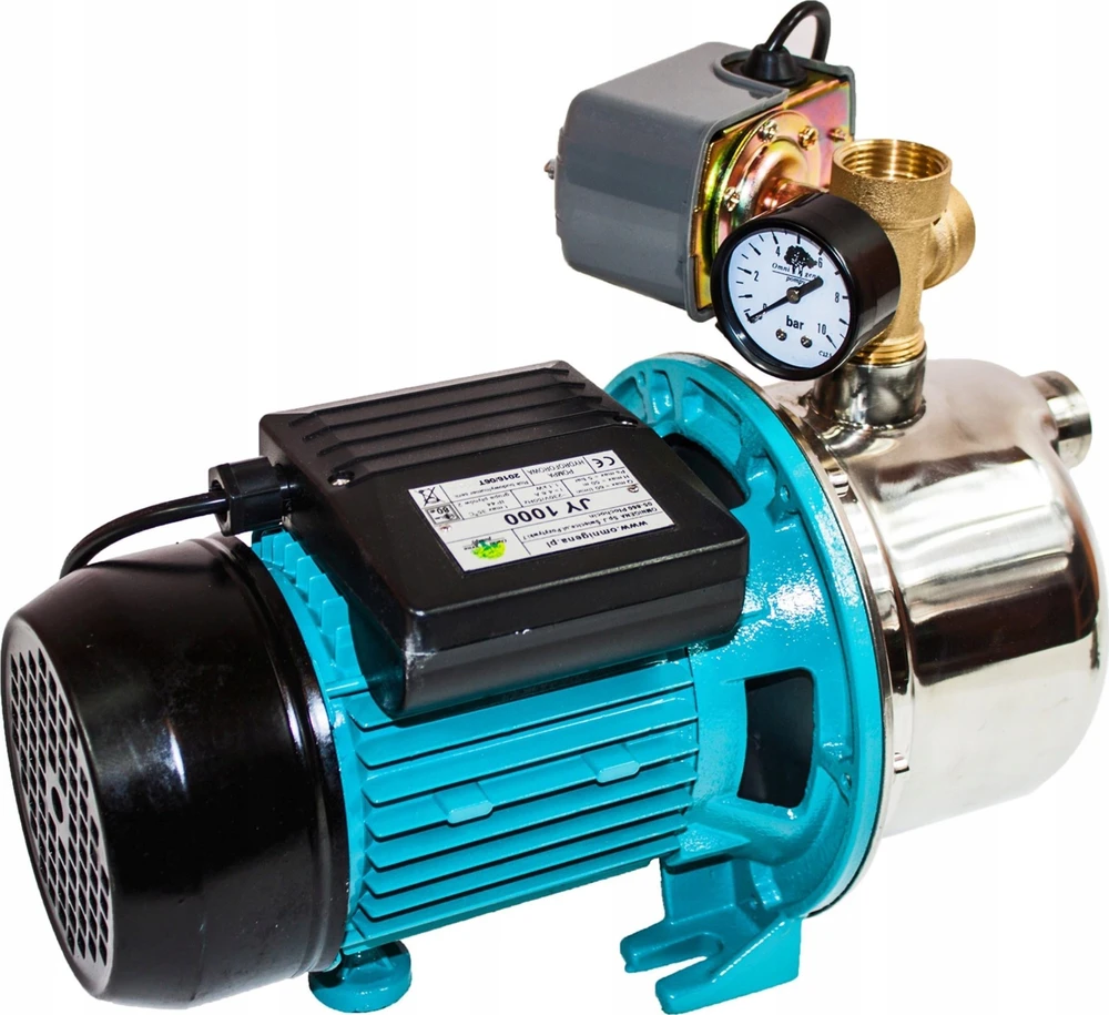 Omnigena Hydroforo siurblys - JY1000 INOX 60l/min 1kW 230V + priedai (be bako) OMNIGENA