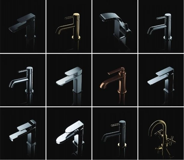 Omnires dušo komplektas PARMA SURFACE SHOWER SYSTEM CHROME