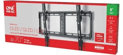 Laikiklis One For All WM4425 do TV su regulacją kąta nachylenia i systemem Lock & Release (32-70")