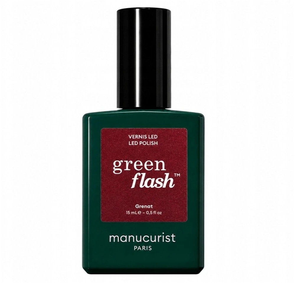 Manucurist Žalias Flash lakier do paznokci Grenat 15ml