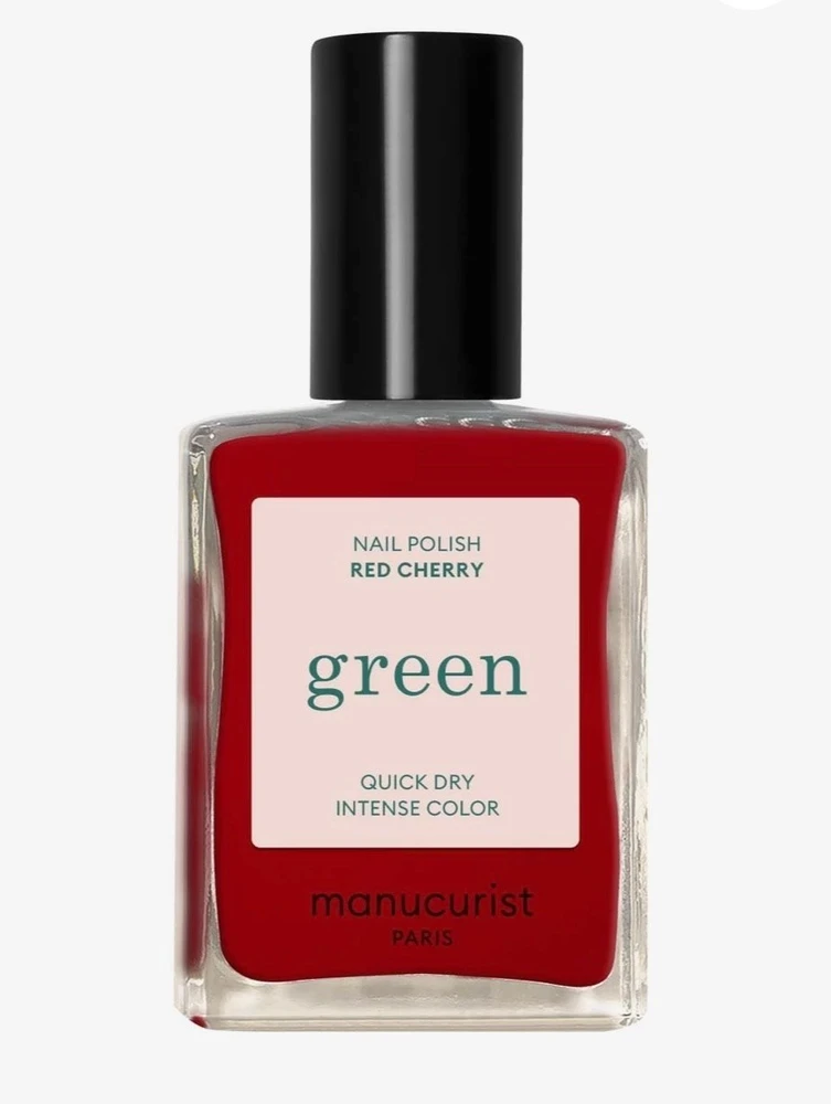 Manucurist Žalias Nagų lakas lakier do paznokci Raudona Cherry 15ml