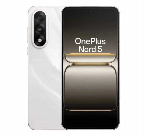 „OnePlus“ | „Nord 5“ | „Marble Sands“ | 6,83 colio | „Swift AMOLED“ | 2800 x 1272 pikselių | „Qualcomm“ | Vidinė RAM 8 GB | 256 GB | Dviguba SIM kortelė | 5G | Pagrindinės kameros raiška 50+8 MP | Antrinės kameros raiška 50 MP | „Android“ | 15 | 5200 mAh