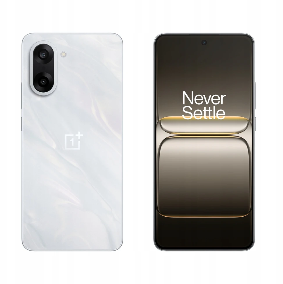„OnePlus Nord CE5“ | „Marble Mist“ | 6,77 colio | „Fluid AMOLED“ | 1080 x 2392 pikselių | „Mediatek“ | Vidinė RAM 8 GB | 128 GB | Dviguba SIM kortelė | 4G | Pagrindinės kameros raiška 50+8 MP | Antrinės kameros raiška 16 MP | „Android“ | 15 | 5200 mAh