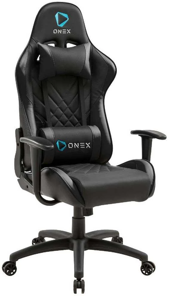 „Onex GX220 AIR“ serija | Žaidimų kėdės | PVC; Nailoniniai ratukai; Metalas | Juodas