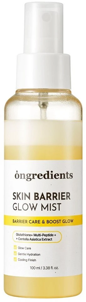 Ongredients Skin Barrier Glow Mist dvifaze veido dulksna, 100 ml