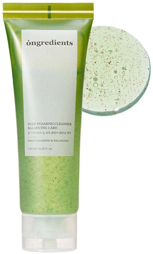 Ongredients Deep Foaming Valiklis Cleansing & Purifying Cleansing Foam, 120 ml