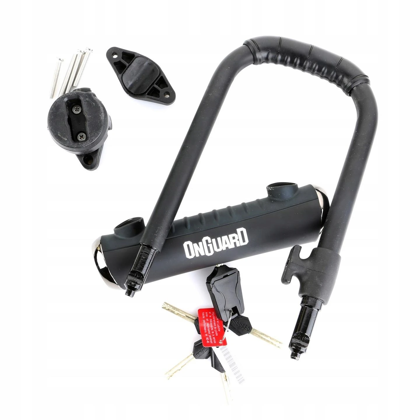 Onguard dviračių spyna Brute STD X-SERIES 8001 U-LOCK - 16,8 mm 115 mm 202 mm - 5 x raktai