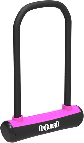 OnGuard dviračių spyna U-Lock Neoninė rožė 115x230 mm (8153PN)