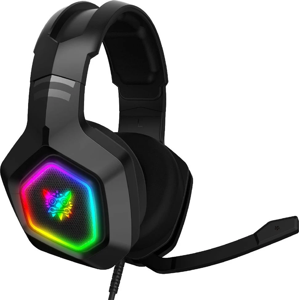 Onikuma K10 ausinės su RGB apšvietimu
