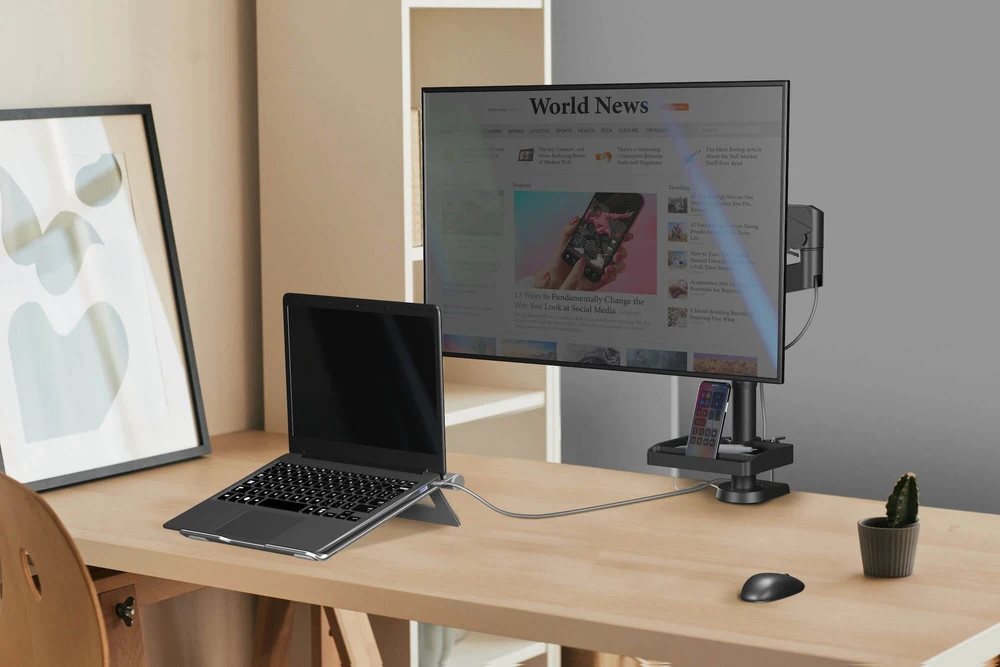 Laikiklis DESK MOUNT ACC ORGANIZER/Juodas A35-B ONKRON