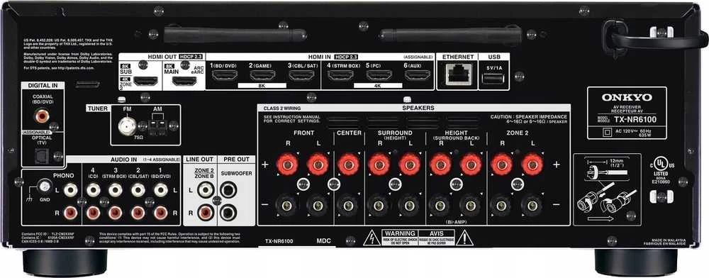 ONKYO TX-NR6100 IMtuvas