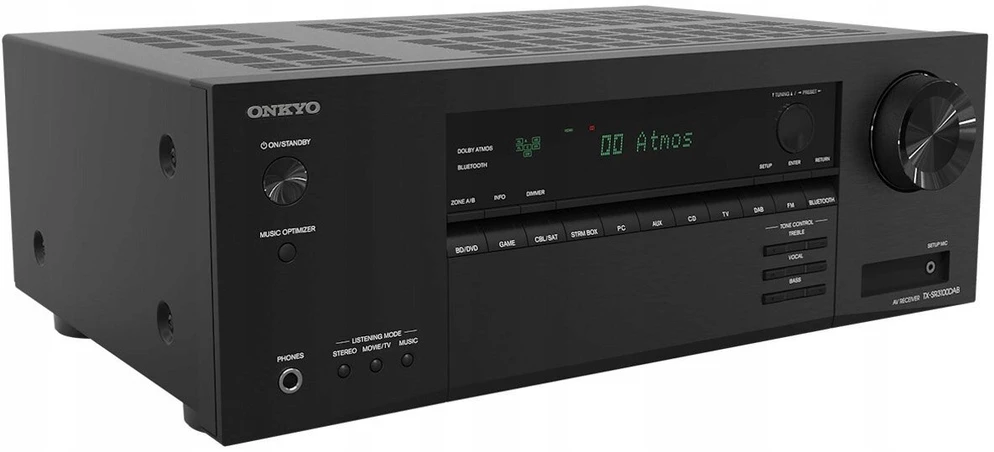 ONKYO TX-SR3100 vaizdo ir garso signalų imtuvas 80 W 5.2 kanalai Erdvinis Juoda