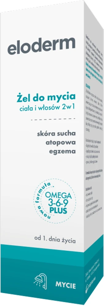 Online Usv Systeme Eloderm 2 viename kūno ir plaukų prausimosi gelis, 200 ml
